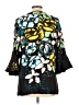 Escada 100% Silk Black 3/4 Sleeve Silk Top Size EU 44 / US 14 - photo 2