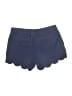 Primark 100% Cotton Chevron-herringbone Blue Shorts Size 00 - photo 2