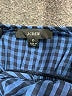 J.Crew Polka Dots Blue Casual Dress Size 0 - photo 7