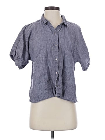 Eileen Fisher Short Sleeve Blouse (view 1)