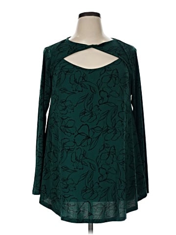 Lane Bryant Long Sleeve Blouse (view 1)