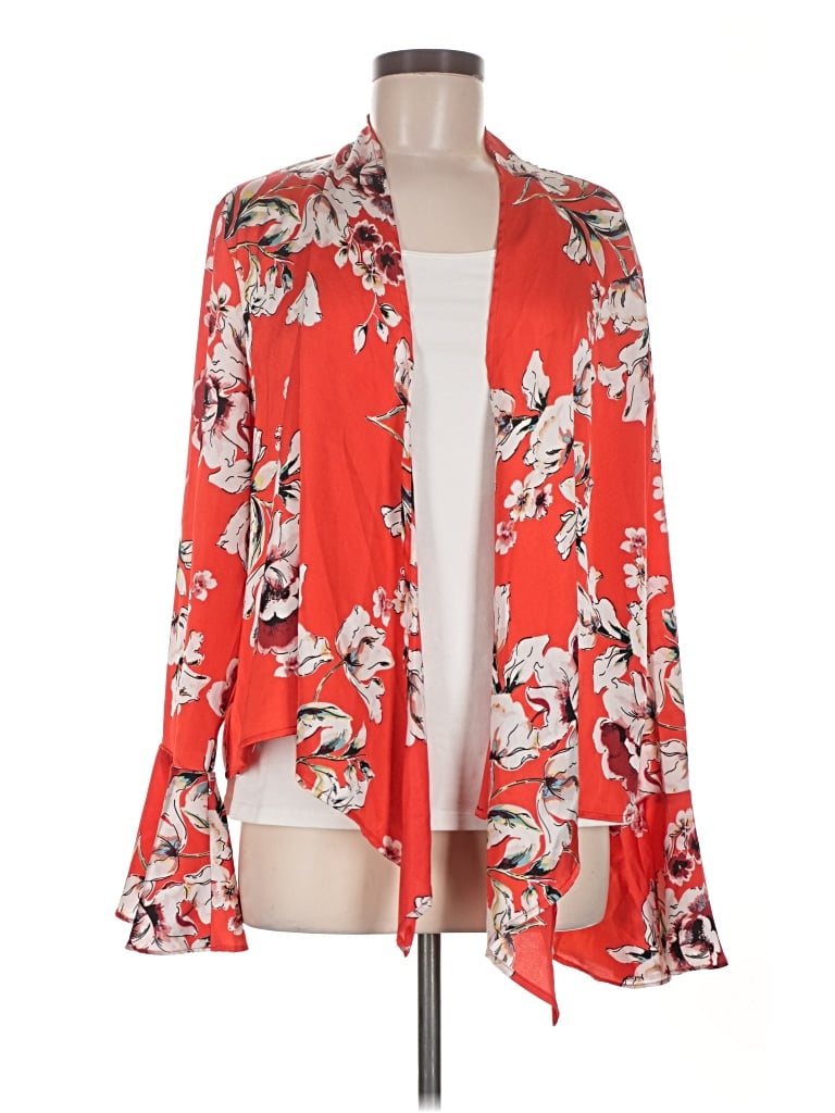 Pre-owned Missguided Kimono In Red