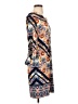 Chico's Print Blue Casual Dress Size S - photo 4