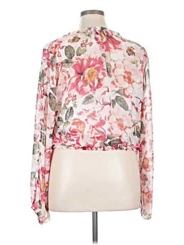 White House Black Market Long Sleeve Blouse (view 2)