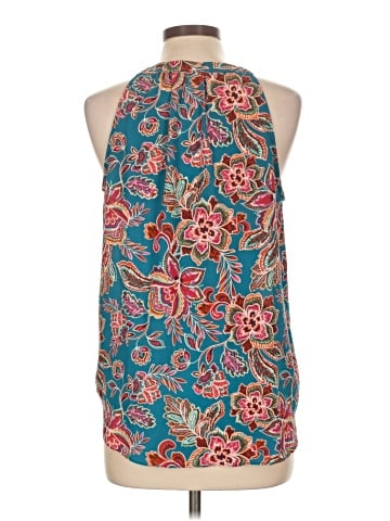 Rose + Olive Sleeveless Blouse (view 2)