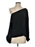 A.L.C. Black 3/4 Sleeve Blouse Size 2 - photo 1