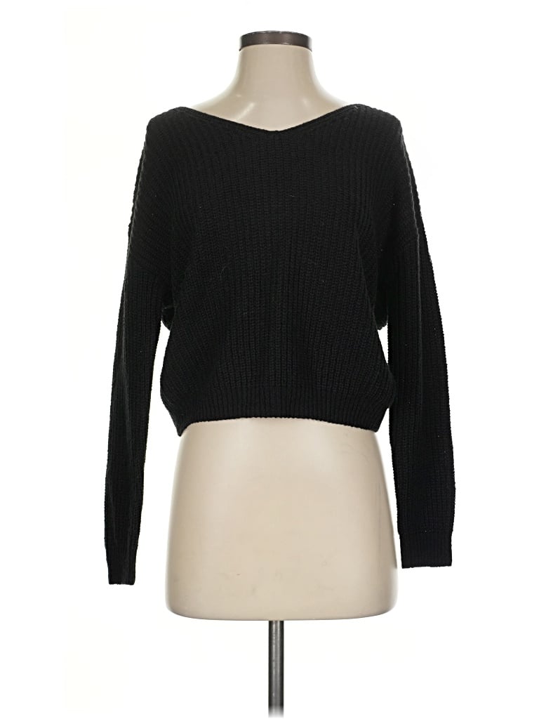 Pre-owned Harper Heritage Pullover Sweater In Black