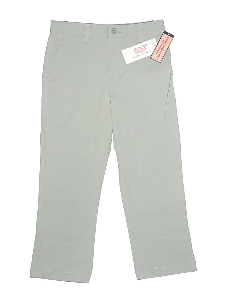 Vineyard Vines Performance Kids' Khaki Pant In Gray