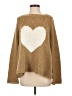 Wooden Ships Hearts Tan Pullover Sweater Size S - photo 1