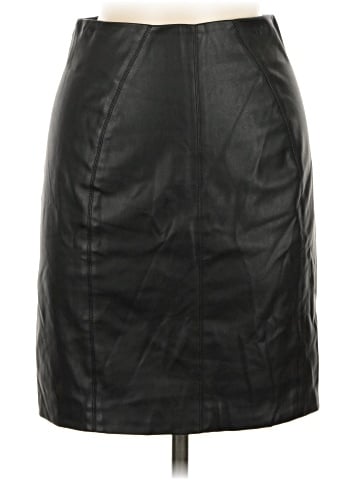 Karen Millen Faux Leather Skirt (view 1)
