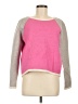 Gracia Color Block Pink Pullover Sweater Size M - photo 1