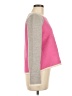 Gracia Color Block Pink Pullover Sweater Size M - photo 4