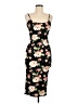 Shein 100% Polyester Floral Black Cocktail Dress Size 6 - photo 1