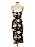 Shein 100% Polyester Floral Black Cocktail Dress Size 6 - photo 2