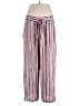 Angie 100% Rayon Stripes Red Casual Pants Size 1X - photo 1