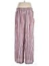 Angie 100% Rayon Stripes Red Casual Pants Size 1X - photo 2