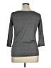 Three Dots Gray 3/4 Sleeve Top Size XL - photo 2