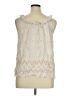 Torrid 100% Rayon Ivory Sleeveless Blouse Size 1X Plus (1) - photo 2