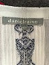 Daniel Rainn 100% Rayon Aztec Or Tribal Print Blue White 3/4 Sleeve Blouse Size XL - photo 7