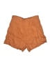 Leith Solid Orange Shorts Size S - photo 2
