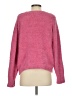 Pol 100% Polyester Solid Pink Pullover Sweater Size S - photo 2