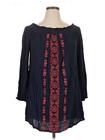 Aeropostale 3/4 Sleeve Blouse (view 1)