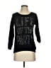 Express Print Black Pullover Sweater Size S - photo 1