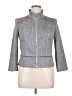 White House Black Market Chevron-herringbone Gray Jacket Size 14 - photo 1