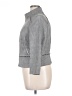 White House Black Market Chevron-herringbone Gray Jacket Size 14 - photo 5