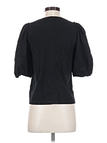 Madewell Puff-Sleeve V-Neck Tee (view 2)