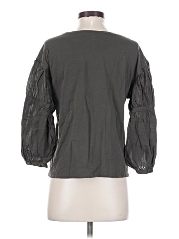 Madewell Puff-Sleeve Drop-Shoulder Knit Top (view 2)