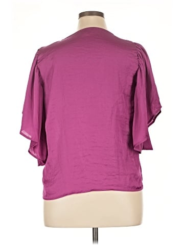 DKNY Short Sleeve Blouse (view 2)