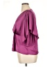 DKNY 100% Polyester Purple Short Sleeve Blouse Size XL - photo 5