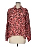 Calme Floral Red Long Sleeve Blouse Size M - photo 1