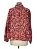 Calme Floral Red Long Sleeve Blouse Size M - photo 2