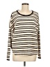 Paper Crane Stripes Ivory Pullover Sweater Size M - photo 1