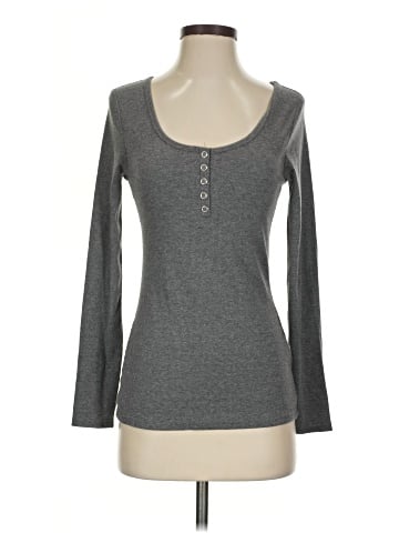 Unbranded Long Sleeve Henley (view 1)
