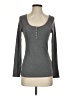 Unbranded Gray Long Sleeve Henley Size S - photo 1