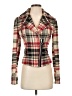Express Plaid Red Jacket Size XS - photo 1