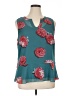 CAbi Teal Sleeveless Blouse Size XL - photo 1