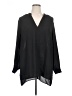 ELOQUII 100% Polyester Black 3/4 Sleeve Blouse Size 16 Plus - photo 1