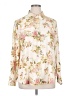 Alex Marie 100% Polyester Floral Ivory Long Sleeve Blouse Size XL - photo 1