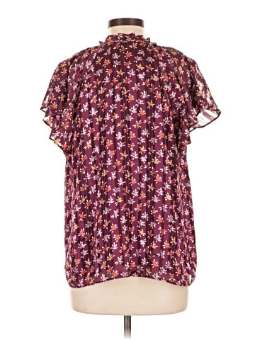 Ann Taylor Factory Short Sleeve Blouse (view 2)