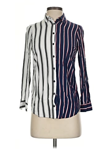 New Look Long Sleeve Button-Down Shirt (view 1)