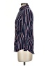 New Look Stripes Silver Long Sleeve Button-Down Shirt Size 2 - photo 5