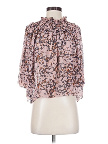 Joie 3/4 Sleeve Silk Top (view 1)