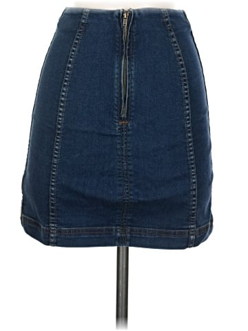 Free People Denim Skirt (view 2)