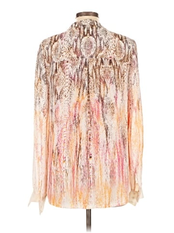 Haute Hippie Long Sleeve Silk Top (view 2)