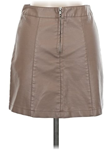 Forever 21 Faux Leather Skirt (view 2)