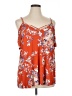 Torrid Orange Sleeveless Blouse Size 1X Plus (1) - photo 1